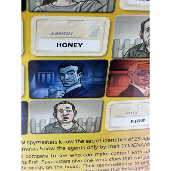 Codenames #1 Party Game 15 Minutes Play Time Can You Find The 2 Words Related To - Picture 13 of 16